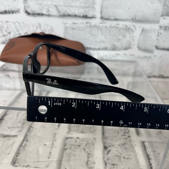 Ray Ban RB Black EYEGLASSES GLASSES FRAME and Case - Picture 9 of 11